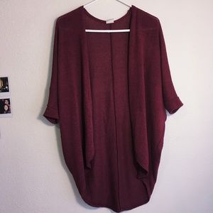 Essential Maroon Cardigan